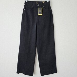 NWT Lee Premium High Rise Straight Leg Jeans 6 Black